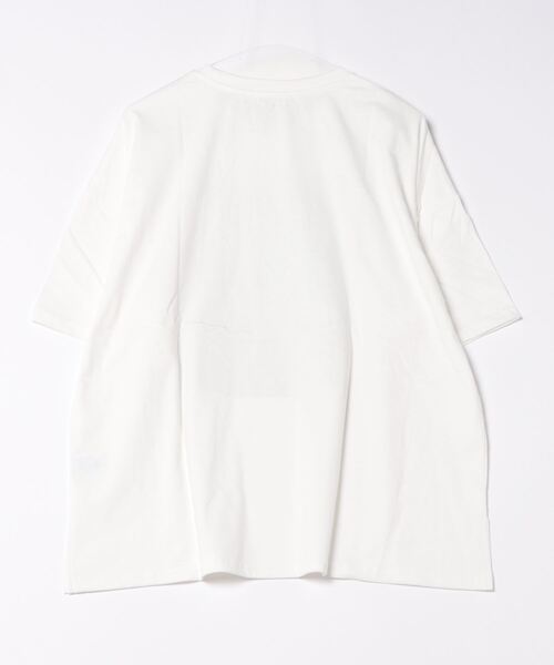 Miscere(ミスケーレ)の「☆ 箔プリント BIGTシャツ 253712(Tシャツ/カットソー・レディース・ホワイト/ブラック・FREE)」の3枚目の写真