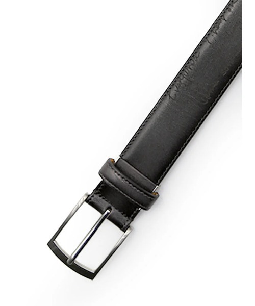 Perfect Suit FActory(パーフェクトスーツファクトリー)の「英字柄レザーベルト ブラック/ベージュ/ブラウン(ブラウン)(ベルト・メンズ・ブラック/ベージュ/ブラウン・FREE)」の4枚目の写真