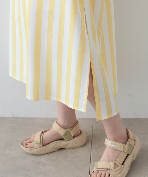 GALLEST(ギャレスト)の「◆ワイドストライプシャツワンピース(ワンピース・レディース・ブルー系その他4/イエロー系その他4/ライトグレー系2・38)」の16枚目の写真