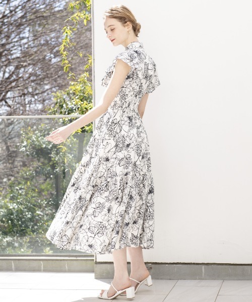 春服　フリルシャツワンピース　ミーアンドミークチュール 楽天市場】【55%OFF 4,500→1,990円】ワンピース フリル