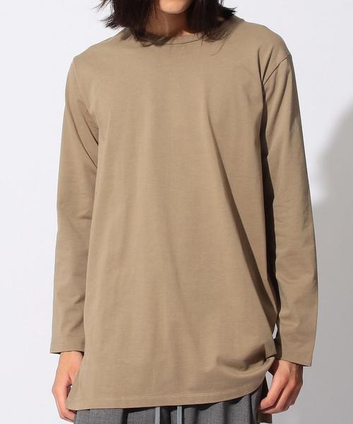 MONKEY TIME(モンキータイム)の「<monkey time>∴ 30TENJIKU LONG TEE/カットソー◆(Tシャツ/カットソー・メンズ・ホワイト/ブラック/グレー/ベージュ・MEDIUM/SMALL/X-LARGE/LARGE)」の4枚目の写真