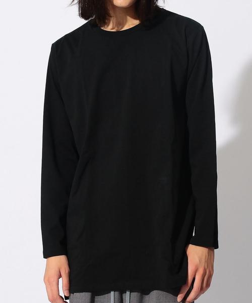 MONKEY TIME(モンキータイム)の「<monkey time>∴ 30TENJIKU LONG TEE/カットソー◆(Tシャツ/カットソー・メンズ・ホワイト/ブラック/グレー/ベージュ・MEDIUM/SMALL/X-LARGE/LARGE)」の2枚目の写真