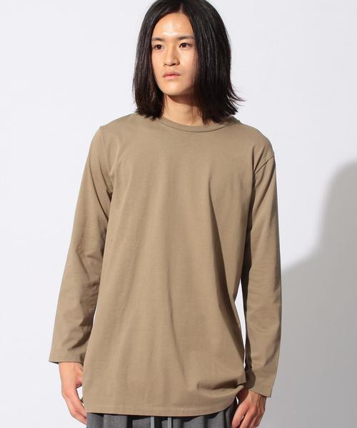 MONKEY TIME(モンキータイム)の「<monkey time>∴ 30TENJIKU LONG TEE/カットソー◆(Tシャツ/カットソー・メンズ・ホワイト/ブラック/グレー/ベージュ・MEDIUM/SMALL/X-LARGE/LARGE)」の11枚目の写真