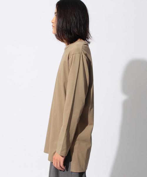 MONKEY TIME(モンキータイム)の「<monkey time>∴ 30TENJIKU LONG TEE/カットソー◆(Tシャツ/カットソー・メンズ・ホワイト/ブラック/グレー/ベージュ・MEDIUM/SMALL/X-LARGE/LARGE)」の12枚目の写真