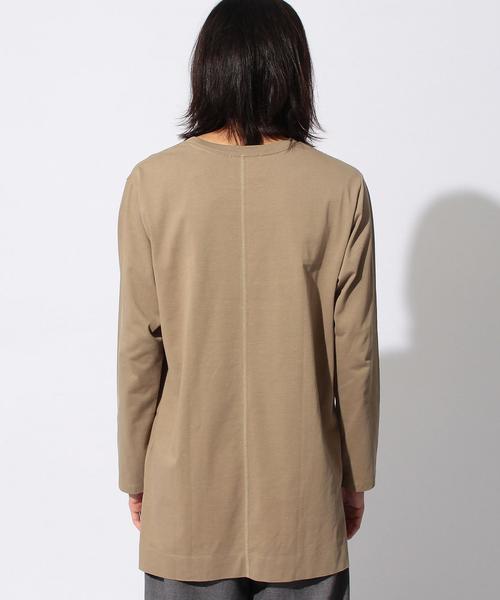 MONKEY TIME(モンキータイム)の「<monkey time>∴ 30TENJIKU LONG TEE/カットソー◆(Tシャツ/カットソー・メンズ・ホワイト/ブラック/グレー/ベージュ・MEDIUM/SMALL/X-LARGE/LARGE)」の13枚目の写真