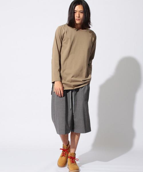 MONKEY TIME(モンキータイム)の「<monkey time>∴ 30TENJIKU LONG TEE/カットソー◆(Tシャツ/カットソー・メンズ・ホワイト/ブラック/グレー/ベージュ・MEDIUM/SMALL/X-LARGE/LARGE)」の15枚目の写真