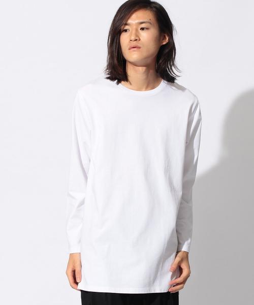 MONKEY TIME(モンキータイム)の「<monkey time>∴ 30TENJIKU LONG TEE/カットソー◆(Tシャツ/カットソー・メンズ・ホワイト/ブラック/グレー/ベージュ・MEDIUM/SMALL/X-LARGE/LARGE)」の16枚目の写真