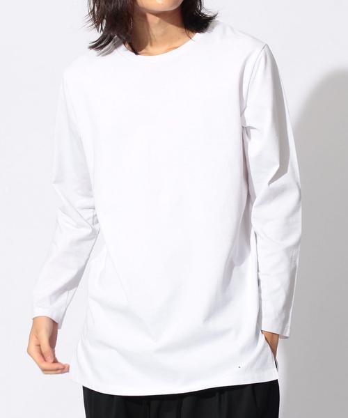 MONKEY TIME(モンキータイム)の「<monkey time>∴ 30TENJIKU LONG TEE/カットソー◆(Tシャツ/カットソー・メンズ・ホワイト/ブラック/グレー/ベージュ・MEDIUM/SMALL/X-LARGE/LARGE)」の5枚目の写真