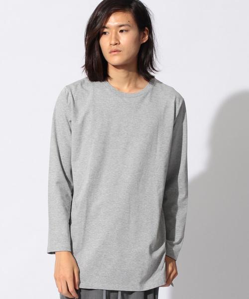MONKEY TIME(モンキータイム)の「<monkey time>∴ 30TENJIKU LONG TEE/カットソー◆(Tシャツ/カットソー・メンズ・ホワイト/ブラック/グレー/ベージュ・MEDIUM/SMALL/X-LARGE/LARGE)」の6枚目の写真