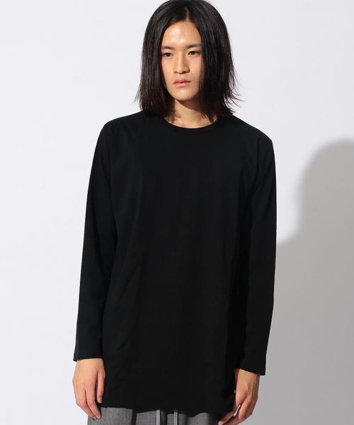MONKEY TIME(モンキータイム)の「<monkey time>∴ 30TENJIKU LONG TEE/カットソー◆(Tシャツ/カットソー・メンズ・ホワイト/ブラック/グレー/ベージュ・MEDIUM/SMALL/X-LARGE/LARGE)」の8枚目の写真