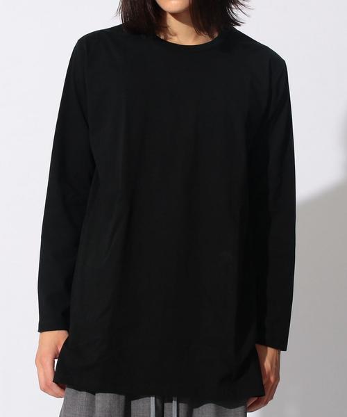 MONKEY TIME(モンキータイム)の「<monkey time>∴ 30TENJIKU LONG TEE/カットソー◆(Tシャツ/カットソー・メンズ・ホワイト/ブラック/グレー/ベージュ・MEDIUM/SMALL/X-LARGE/LARGE)」の9枚目の写真