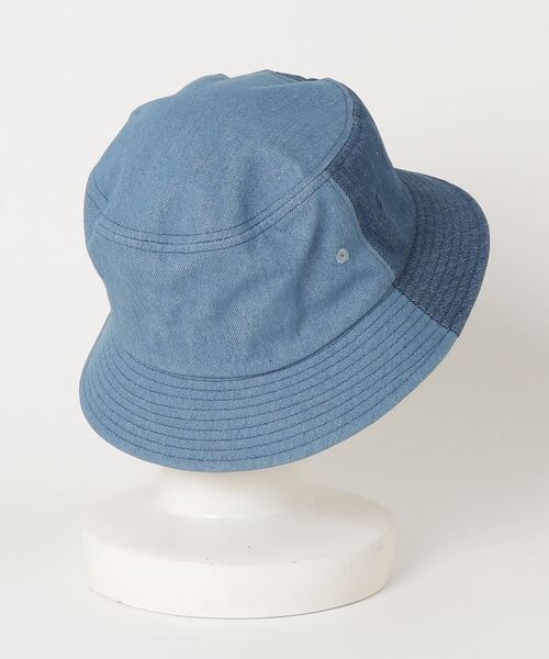AVIREX(アヴィレックス)の「《直営店限定》DENIM BUCKET HAT/デニムバケットハット(ハット・レディース・インディゴブルー/ブラック・FREE)」の7枚目の写真