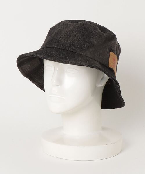 AVIREX(アヴィレックス)の「《直営店限定》DENIM BUCKET HAT/デニムバケットハット(ハット・レディース・インディゴブルー/ブラック・FREE)」の11枚目の写真