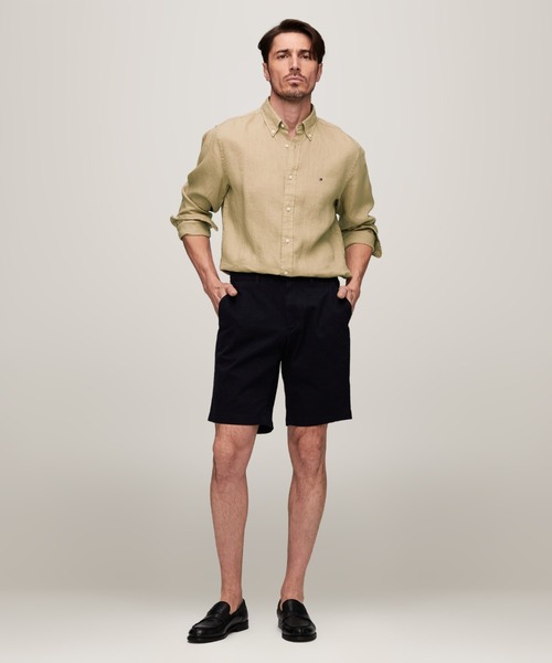 TOMMY HILFIGER(トミーヒルフィガー)の「【Safari掲載】ハーレム1/2エンブレムショートパンツ(その他パンツ・メンズ・ホワイト/ベージュ/ネイビー・30inch/32inch/34inch/36inch/28inch)」の6枚目の写真