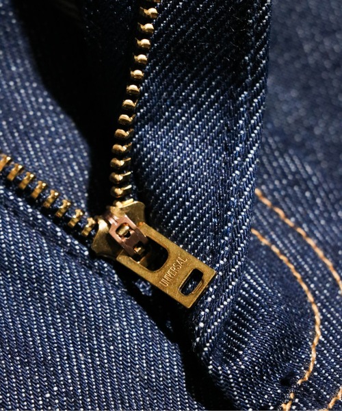 BACK STRAP 5POCKET PANT RIGID 原色後調節帶五口袋丹寧長褲