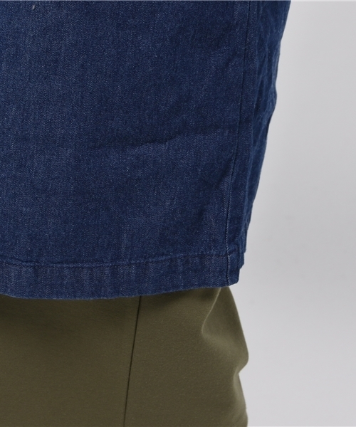 WEGO（ウィゴー）の「WEGO/ガウンチェスターコート（チェスターコート・レディース・インディゴブルー/ブラック系その他・FREE）」の12枚目の写真