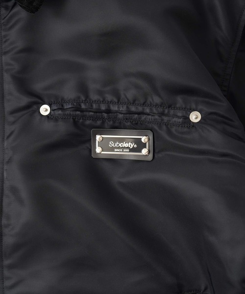 Subciety(サブサエティ)の「FLIGHT NYLON WORK JKT(ブルゾン・メンズ・ブラック/オリーブ・LARGE/MEDIUM/SMALL/X-LARGE)」の6枚目の写真