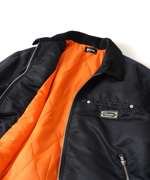 Subciety(サブサエティ)の「FLIGHT NYLON WORK JKT(ブルゾン・メンズ・ブラック/オリーブ・LARGE/MEDIUM/SMALL/X-LARGE)」の9枚目の写真