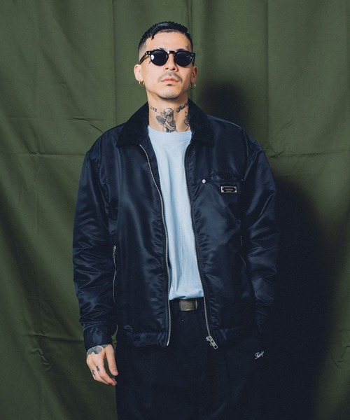 Subciety(サブサエティ)の「FLIGHT NYLON WORK JKT(ブルゾン・メンズ・ブラック/オリーブ・LARGE/MEDIUM/SMALL/X-LARGE)」の10枚目の写真