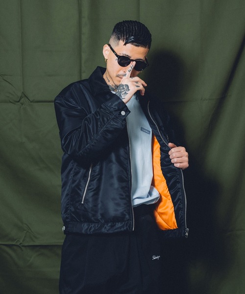 Subciety(サブサエティ)の「FLIGHT NYLON WORK JKT(ブルゾン・メンズ・ブラック/オリーブ・LARGE/MEDIUM/SMALL/X-LARGE)」の11枚目の写真