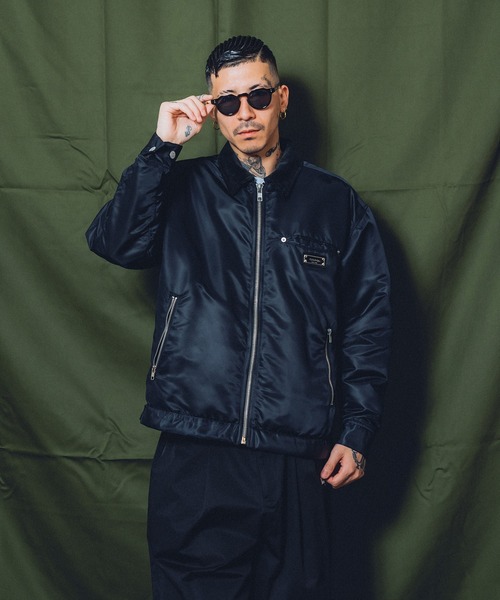Subciety(サブサエティ)の「FLIGHT NYLON WORK JKT(ブルゾン・メンズ・ブラック/オリーブ・LARGE/MEDIUM/SMALL/X-LARGE)」の12枚目の写真
