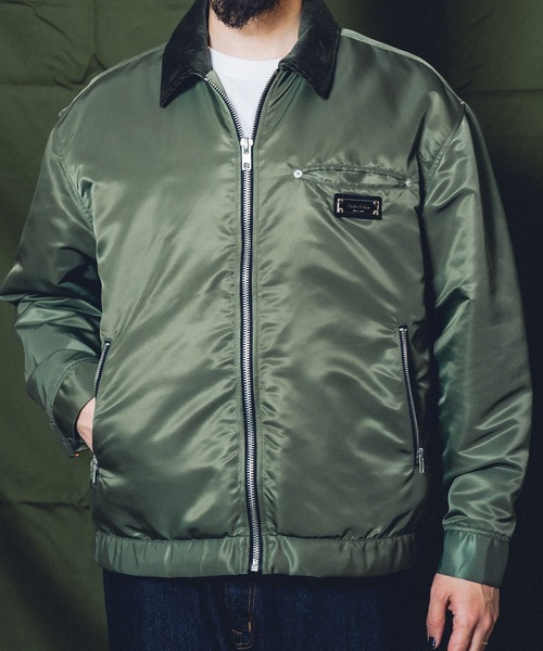 Subciety(サブサエティ)の「FLIGHT NYLON WORK JKT(ブルゾン・メンズ・ブラック/オリーブ・LARGE/MEDIUM/SMALL/X-LARGE)」の16枚目の写真