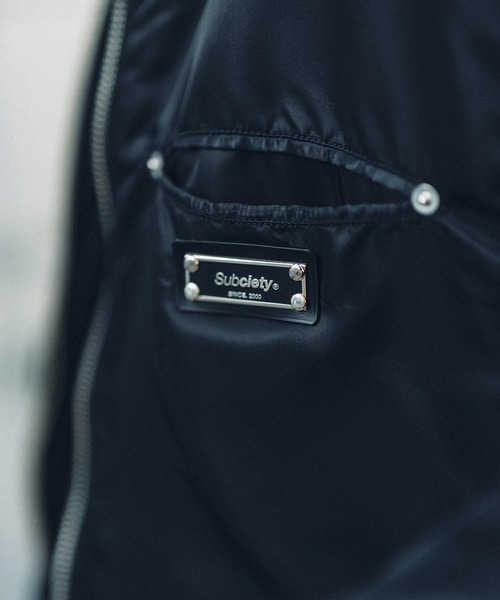 Subciety(サブサエティ)の「FLIGHT NYLON WORK JKT(ブルゾン・メンズ・ブラック/オリーブ・LARGE/MEDIUM/SMALL/X-LARGE)」の7枚目の写真
