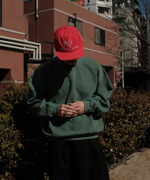 TOWNCRAFT（タウンクラフト）の「【TOWN CRAFT　タウンクラフト】PIGMENT CREW SWEAT　スウェット（スウェット・メンズ・スミクロ/エメラルド/グレー/レッド/ダークグリーン・MEDIUM/LARGE/X-LARGE/XX-LARGE）」の20枚目の写真