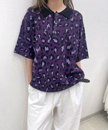 FTW（エフティダブリュー）の「LEOPARD KNIT POLO（ポロシャツ）」