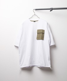 【69】布帛ポケット ショートスリーブ コットンTシャツ