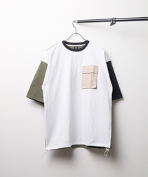 【69】布帛ポケット ショートスリーブ コットンTシャツ