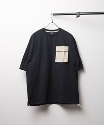 【69】布帛ポケット ショートスリーブ コットンTシャツ