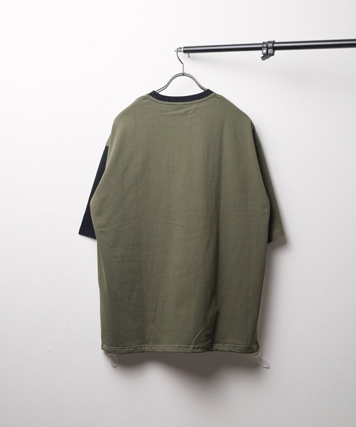 ARCHIVER（アーカイバ）の「【69】布帛ポケット ショートスリーブ コットンTシャツ（Tシャツ/カットソー・レディース・ブラック/マルチ/ホワイト・LARGE/MEDIUM）」の5枚目の写真