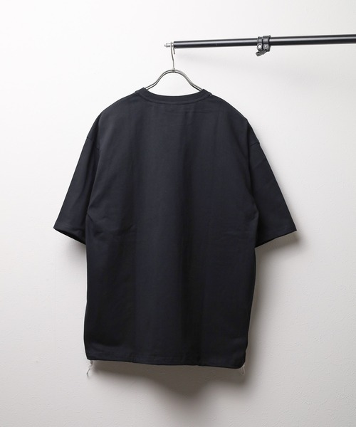 ARCHIVER（アーカイバ）の「【69】布帛ポケット ショートスリーブ コットンTシャツ（Tシャツ/カットソー・レディース・ブラック/マルチ/ホワイト・LARGE/MEDIUM）」の6枚目の写真
