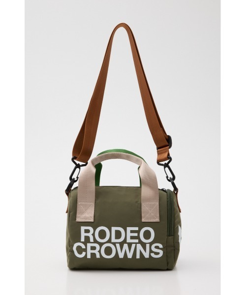 RODEO CROWNS WIDE BOWL（ロデオクラウンズワイドボウル）の「COLOR TAPE MINI BOSTON BAG（ショルダーバッグ・レディース・ライトグレー/ブラック/カーキ・FREE）」の21枚目の写真