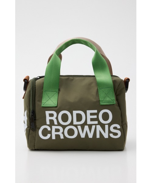 RODEO CROWNS WIDE BOWL（ロデオクラウンズワイドボウル）の「COLOR TAPE MINI BOSTON BAG（ショルダーバッグ・レディース・ライトグレー/ブラック/カーキ・FREE）」の20枚目の写真