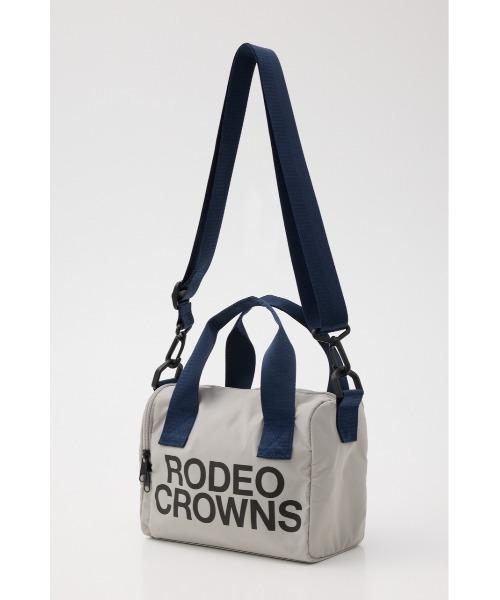 RODEO CROWNS WIDE BOWL（ロデオクラウンズワイドボウル）の「COLOR TAPE MINI BOSTON BAG（ショルダーバッグ・レディース・ライトグレー/ブラック/カーキ・FREE）」の16枚目の写真