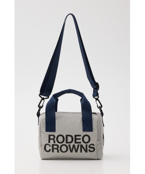 RODEO CROWNS WIDE BOWL（ロデオクラウンズワイドボウル）の「COLOR TAPE MINI BOSTON BAG（ショルダーバッグ・レディース・ライトグレー/ブラック/カーキ・FREE）」の14枚目の写真