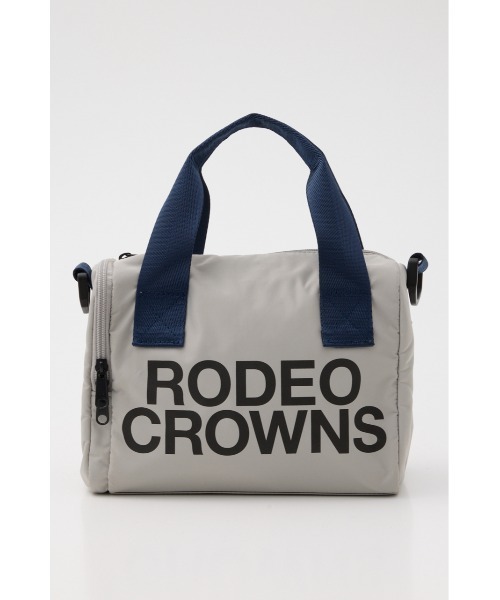 RODEO CROWNS WIDE BOWL（ロデオクラウンズワイドボウル）の「COLOR TAPE MINI BOSTON BAG（ショルダーバッグ・レディース・ライトグレー/ブラック/カーキ・FREE）」の13枚目の写真