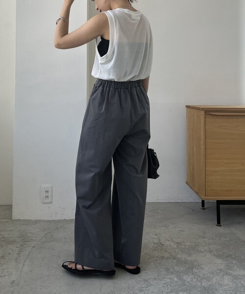 CAPRICIEUX LE'MAGE（カプリシューレマージュ）の「ベアSETタンク（Tシャツ/カットソー・レディース・ブラック/ホワイト・FREE）」の7枚目の写真