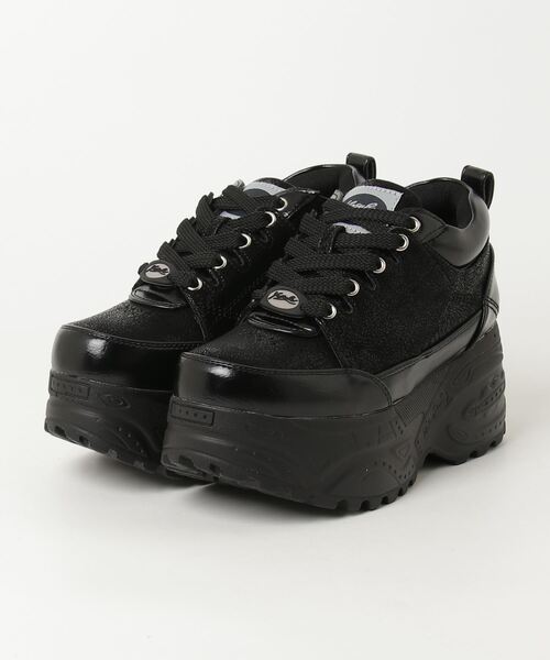 YOSUKE（ヨースケ）の「ヨースケ YOSUKE ウィメンズ厚底フラットスニーカーオリジナルのモールドソール 2810365（スニーカー・レディース・ブラック/ホワイト系その他/ブラック系その他/ホワイト系その他2/ブラック系その他2/シャンパン/シルバー・25.0cm/24.5cm/24.0cm/23.5cm/23.0cm/22.5cm）」の5枚目の写真