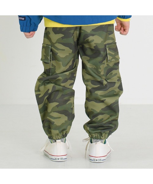 KP BOY（ケーピーボーイ）の「迷彩柄プリントニットツイルパンツ(100～130)（その他パンツ・キッズ・カーキ/ブラウン・110cm/120cm/130cm/100cm）」の4枚目の写真