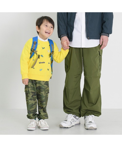 KP BOY（ケーピーボーイ）の「迷彩柄プリントニットツイルパンツ(100～130)（その他パンツ・キッズ・カーキ/ブラウン・110cm/120cm/130cm/100cm）」の3枚目の写真