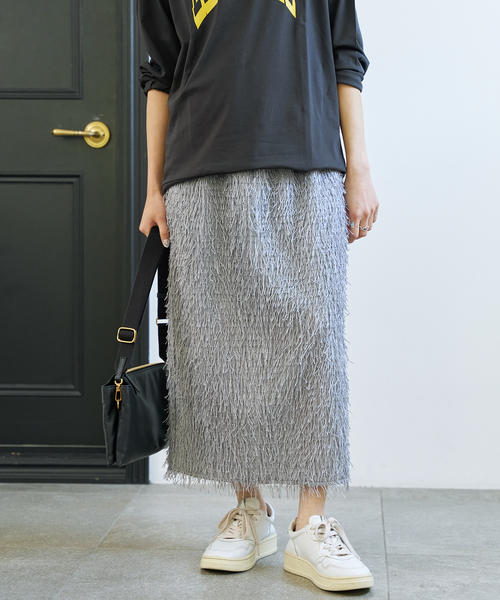 Spick & Span（スピックアンドスパン）の「フリンジスカート