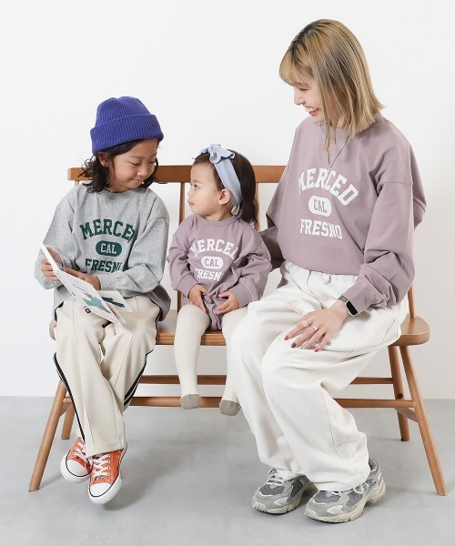 devirock（デビロック）の「綿100% 大人 デビラボ  プリント 袖リブ 長袖Tシャツ（Tシャツ/カットソー・レディース・グレー系その他/ブラック系その他2/パープル系その他/ホワイト系その他/パープル系その他2/グリーン系その他/グレー系その他2/グレー系その他3/ブラック系その他/ホワイト系その他2・M/L/LL）」の12枚目の写真