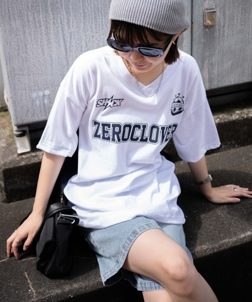 WEGO(ウィゴー)の「WEGO/ZRCVゲームビッグTシャツ(Tシャツ/カットソー・レディース・グリーン/ホワイト/ブラック・FREE)」の13枚目の写真