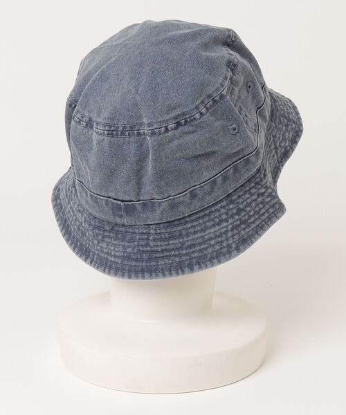 MAGIC NUMBER（マジック ナンバー）の「【MAGIC NUMBER】STOCK LOGO PIGMENT BUCKET HAT / ストックロゴピグメントバケットハット（ハット・メンズ・ネイビー/ブラック/サンドベージュ・FREE）」の8枚目の写真