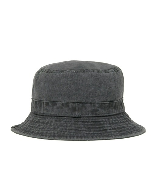 MAGIC NUMBER（マジック ナンバー）の「【MAGIC NUMBER】STOCK LOGO PIGMENT BUCKET HAT / ストックロゴピグメントバケットハット（ハット・メンズ・ネイビー/ブラック/サンドベージュ・FREE）」の4枚目の写真