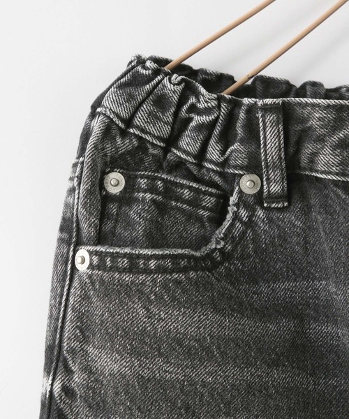 LOWRYS FARM（ローリーズファーム）の「ＣＯＮＥデニムフレアパンツ　131389（デニムパンツ・キッズ・ブラック/ブルー・150cm/140cm/130cm/120cm/110cm）」の11枚目の写真