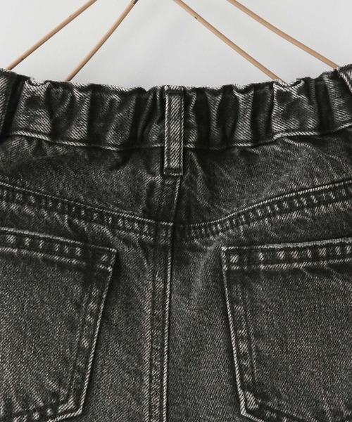 LOWRYS FARM（ローリーズファーム）の「ＣＯＮＥデニムフレアパンツ　131389（デニムパンツ・キッズ・ブラック/ブルー・150cm/140cm/130cm/120cm/110cm）」の8枚目の写真